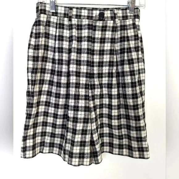 Vintage Marisa Christina Wool High Waisted Shorts 8 - Picture 1 of 5